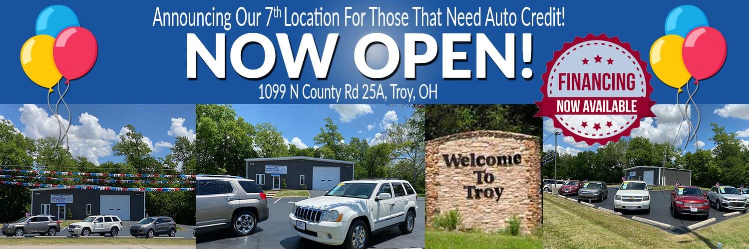 Advantage Car & Credit is Opening A New Location in Try, OH